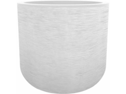 Macetero EDA Graphit'Up Redondo Blanco Plástico Ø 50 cm