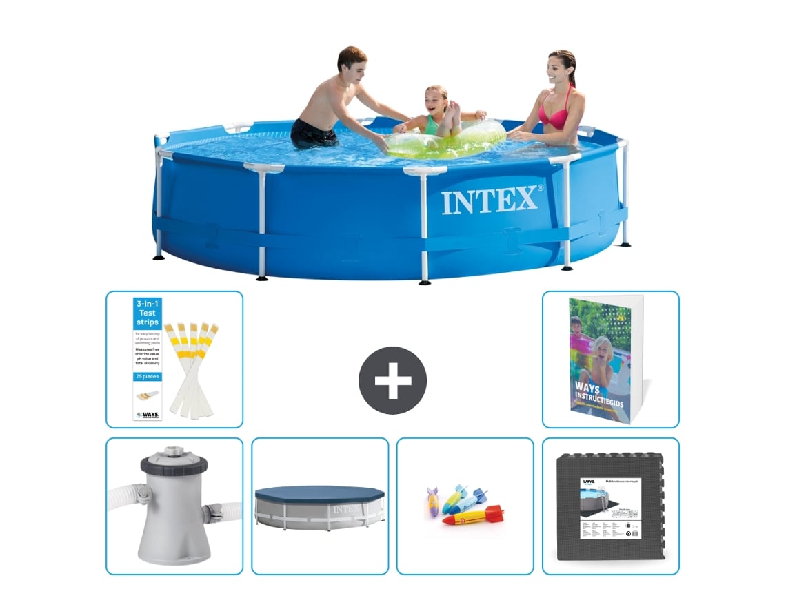 Intex Piscina Com Estrutura Redonda - 305x76 Cm - 7-peças S317