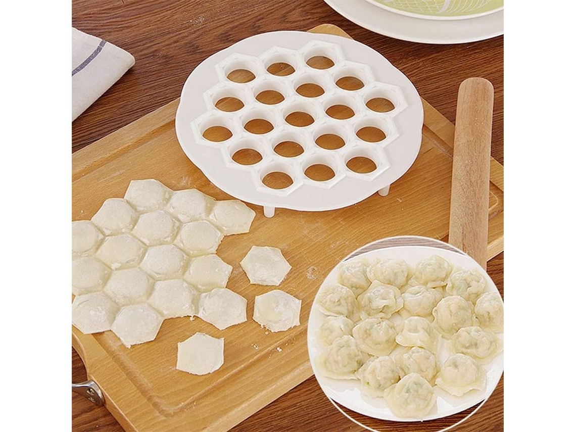 3 Moldes De Empanadas, Herramientas Diy De Cocina Con 19 Agujeros, Duraderos Y Fáciles De Limpiar Para Empanadas Y Raviolis
