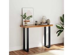 Mesa Consola Mesa De Centro De Teca 100x35x75 Cm Lovely Home