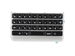 Panel De Botones De Ensamblaje De Teclado Con Navegación Y Entrada De Teclado Para Blackberry Keytwo Silver