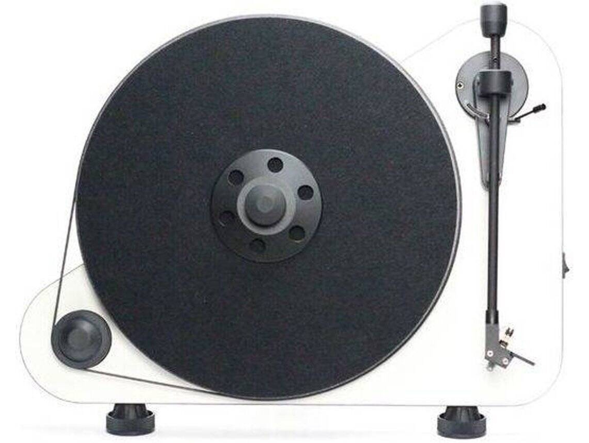 Tocadiscos PRO-JECT Vte-R Blanco (Manual - Correa - Velocidades: 33 1/3 - 45)