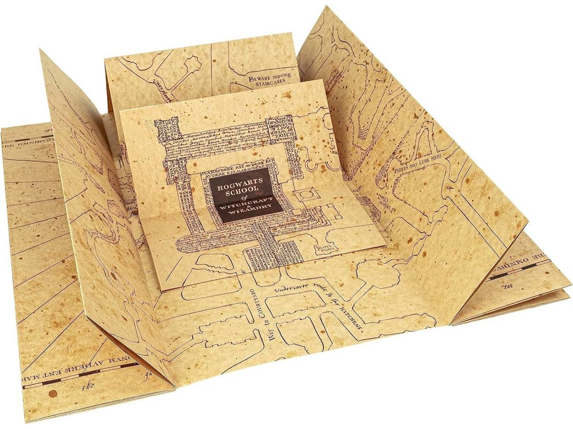 Réplica del mapa de Harry Potter THE NOBLE COLLECTION