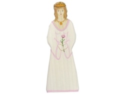 Figuras de Acción HOLZTIGER (Madera - Blanco - 6 x 2,3 x 16 cm)