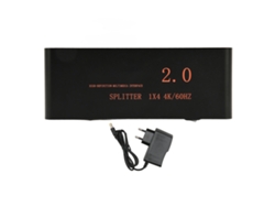 Divisor Hdmi 1 Entrada 4 Salidas 4k 60hz Caja Distribuidora Av Conector Eu
