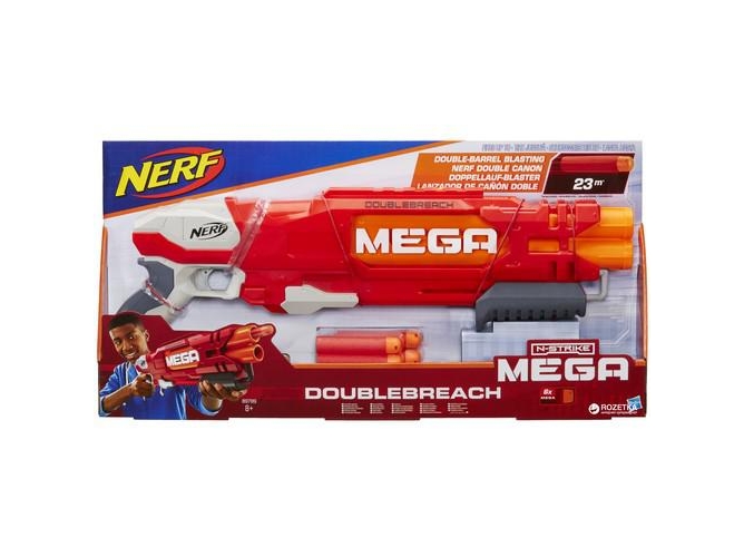 Lanzador Nerf HASBRO Mega Doublebreach