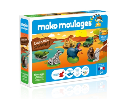 Juego Criativo MAKO CRÉATIONS Caja Molde Savanna (Edad Mínima Recomendada: 4 años)