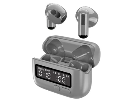 Auriculares Bluetooth True Wireless CHRONUS Altavoz de película compuesta de 5.3 gris de 13 mm