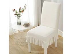 Funda De Silla Impermeable, Elástica, Universal, De Color Blanco Roto Siurn