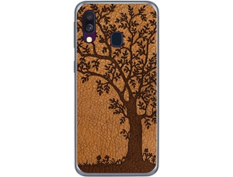 Carcasa Samsung Galaxy A40 TUMUNDOSMARTPHONE Cuero 03 Multicolor