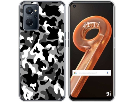 Carcasa Realme 9i TUMUNDOSMARTPHONE Dibujos Snow Camuflaje Multicolor