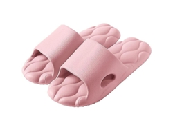 2026-pantuflas De Masaje Para Mujer Y Hombre Confortables Ligero Antideslizante Para Ducha Rosa