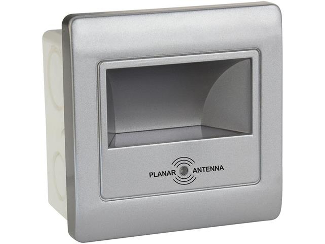 Punto de pared cuadrada de aluminio con detector de microondas de 2 W (Ec. 16W) 4200K Dim. 86x86 mm HOROZ ELECTRIC