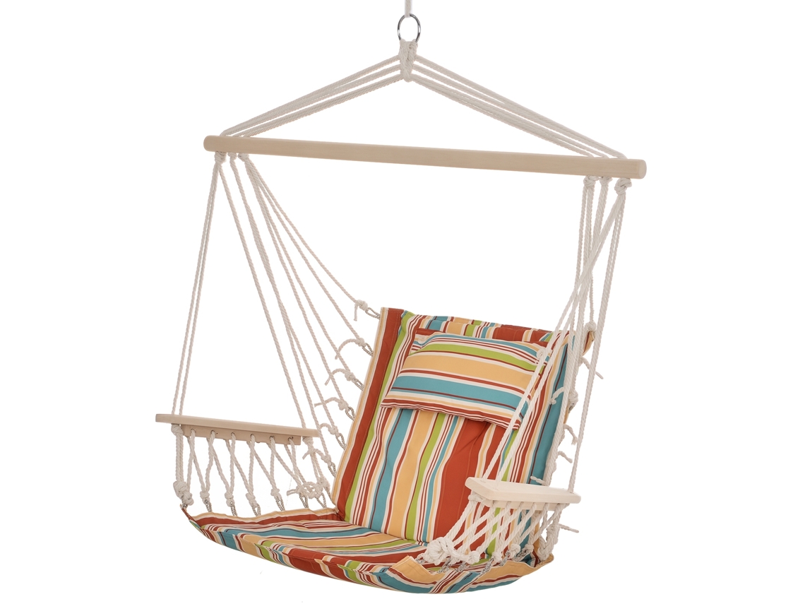 Silla colgante con gancho para techo, multicolor