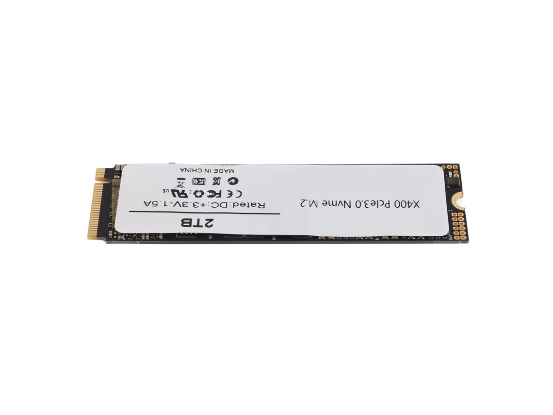 Ssd M.2 Nvme Pcie 3.0 Gen3 X4, 2tb, 2100mb/s Lectura, Para Portátil Y Pc Luz Dourada