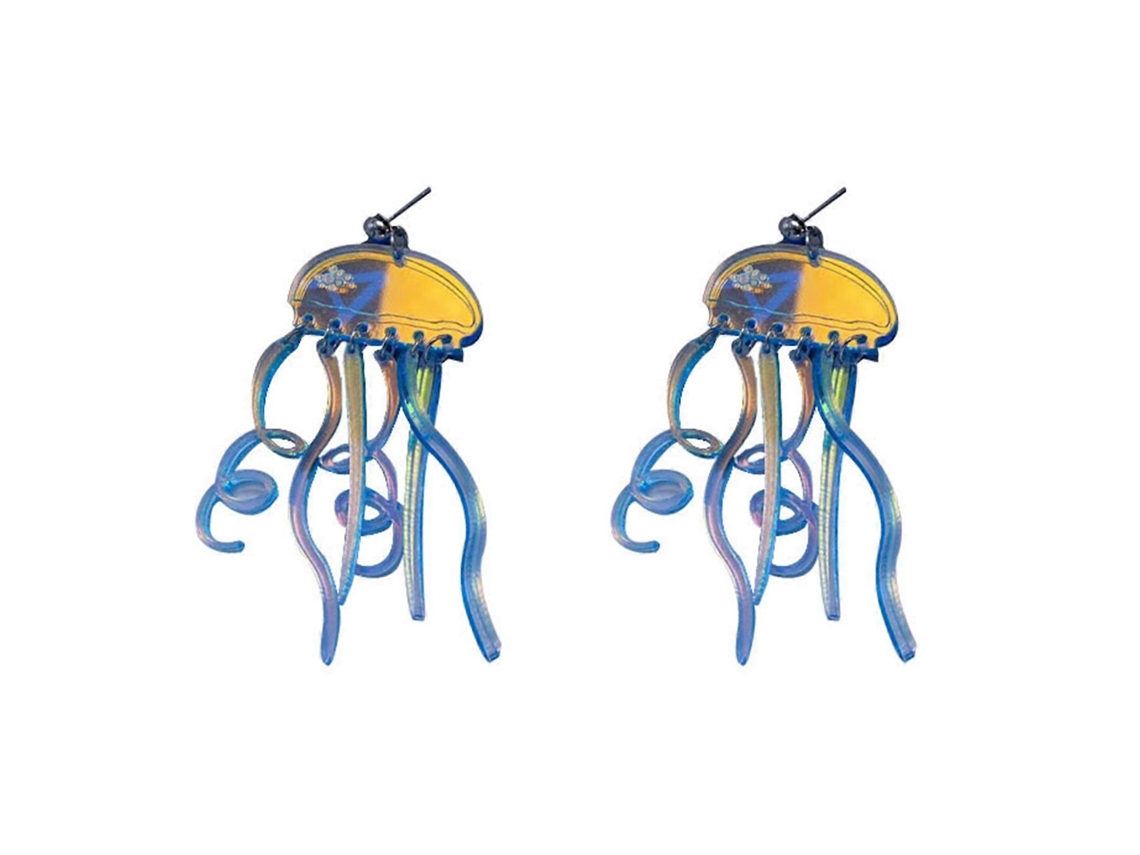 Pendientes colgantes con forma de animales marinos, joyería de animales, adorno, pendientes de medusa Rosewell