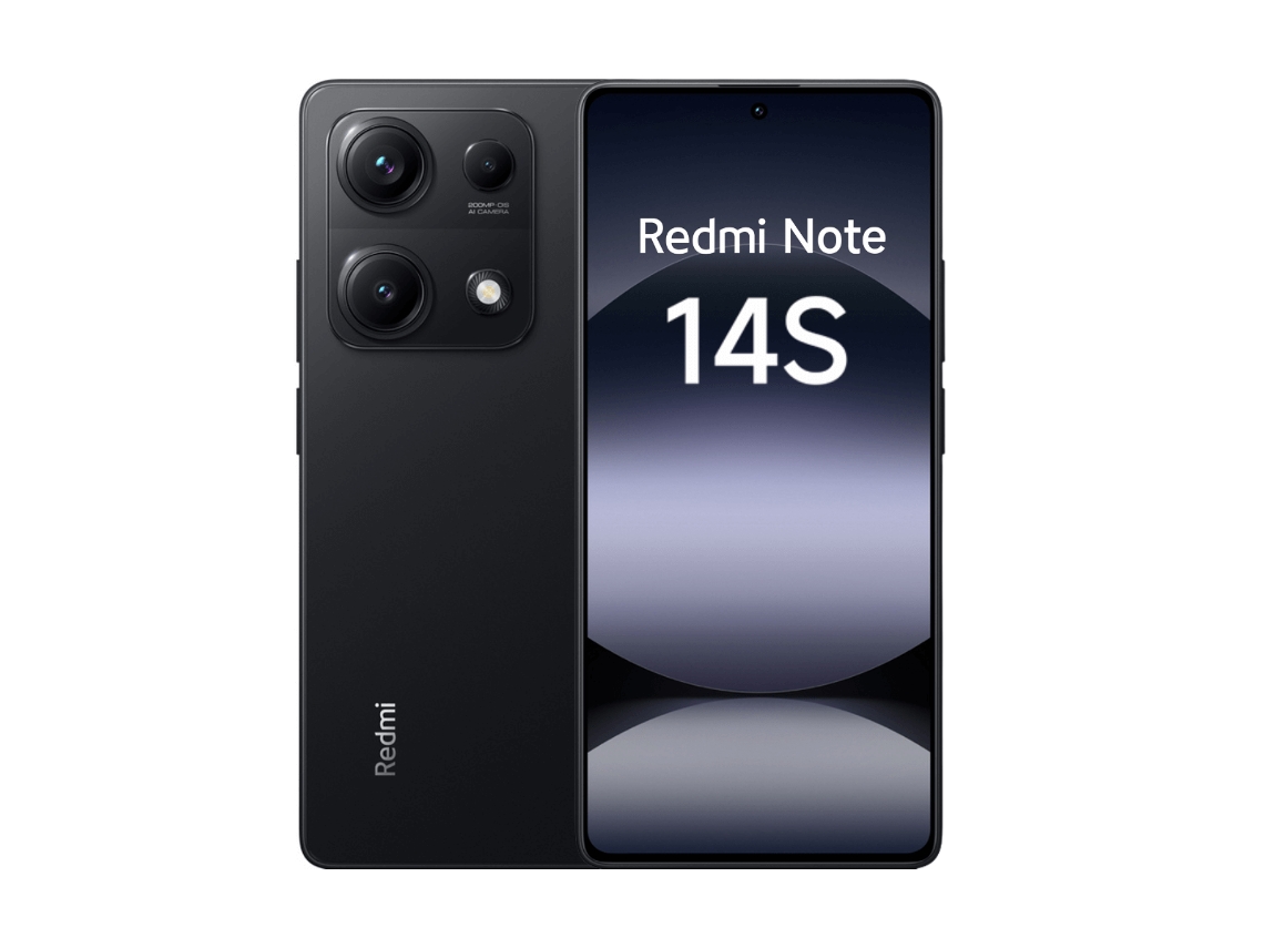 Redmi Note 14s 4G 8GB/256GB Negro Medianoche Dual Sim Xiaomi (Negro Medianoche)