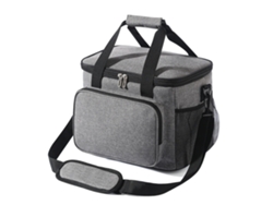 Bolsa térmica para el almuerzo, aislante, a prueba de fugas, gris, 2 unidades, OEM