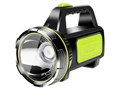 Linterna Led De Mano, Luz Blanca Superbrillante, Resistente Al Agua, De Seguridad, Para Camping, De Trabajo (negra)