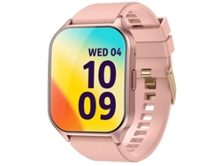 Reloj inteligente con pantalla AMOLED curva, llamadas Bluetooth, monitorización de la frecuencia cardíaca, presión arterial, oxígeno en sangre y sueño (Yizhood)