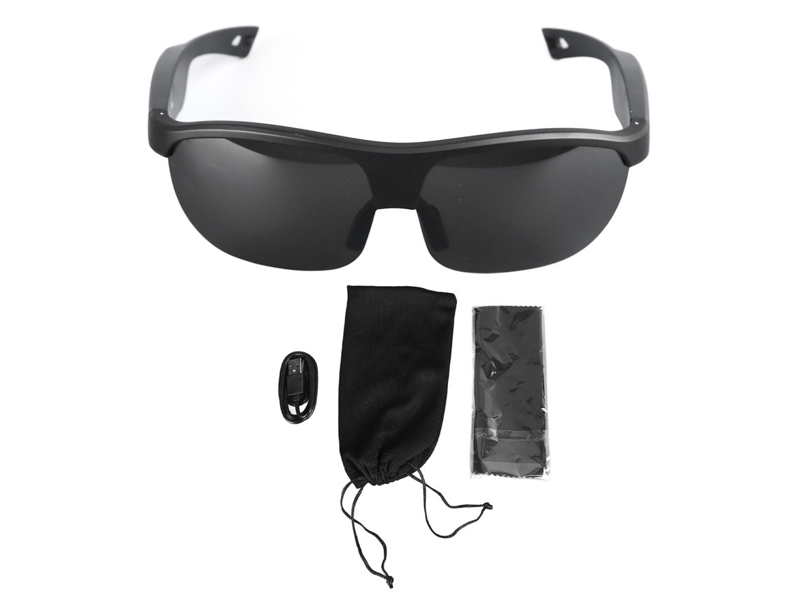 Gafas De Sol Inteligentes Con Bluetooth Y Protección Uv400 Para Deportes Al Aire Libre - Negras