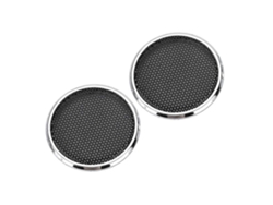 2 piezas de 1 pulgada de rejilla protectora para altavoz de audio, funda de malla de acero Yunzii