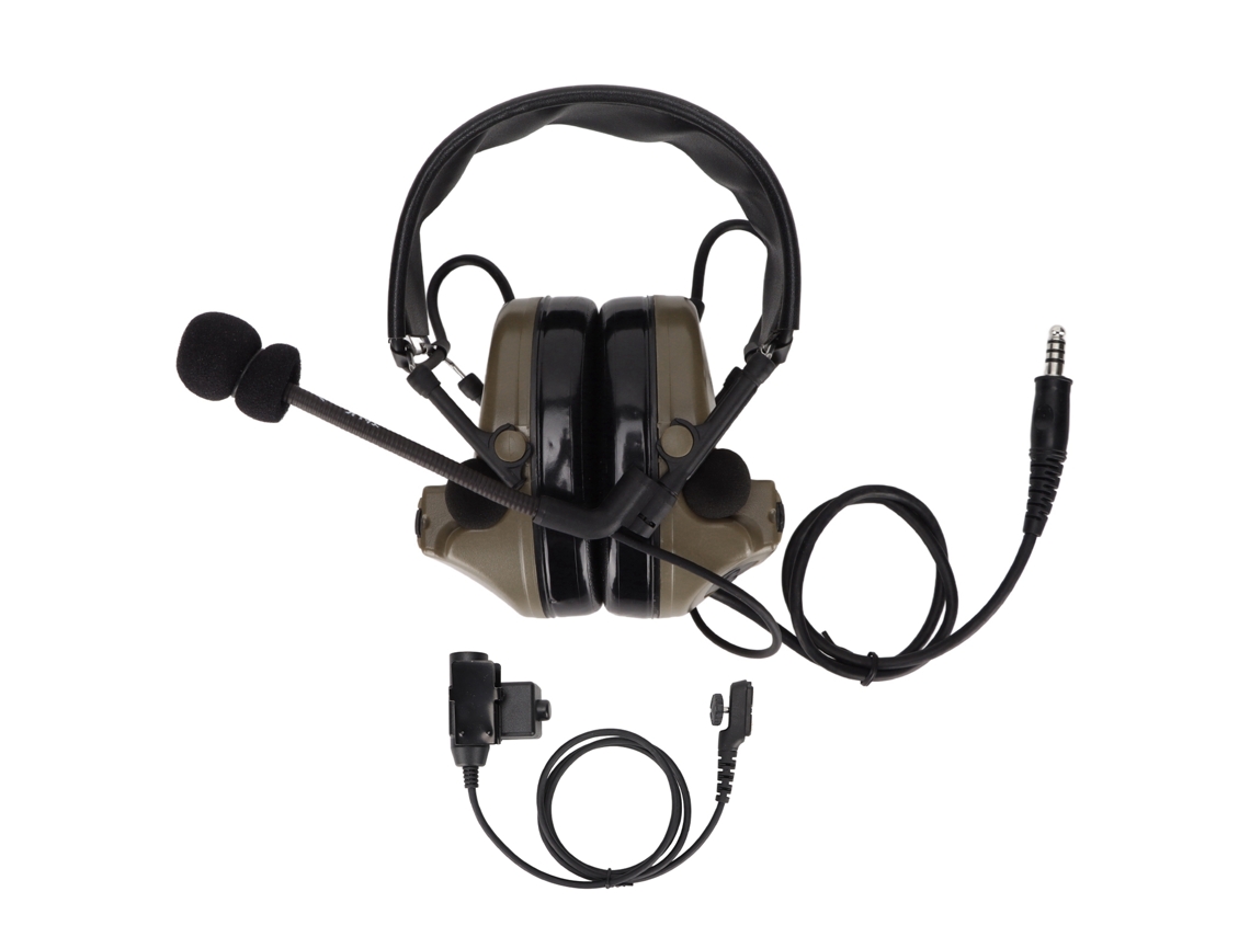 Auriculares para radiocomunicador (reducción de ruido, control PTT)