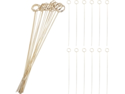 Portatarjetas Diseño Creativo Resistente Juego 40 Clips Redondos Metal Estampado Floral Dorado Reutilizables