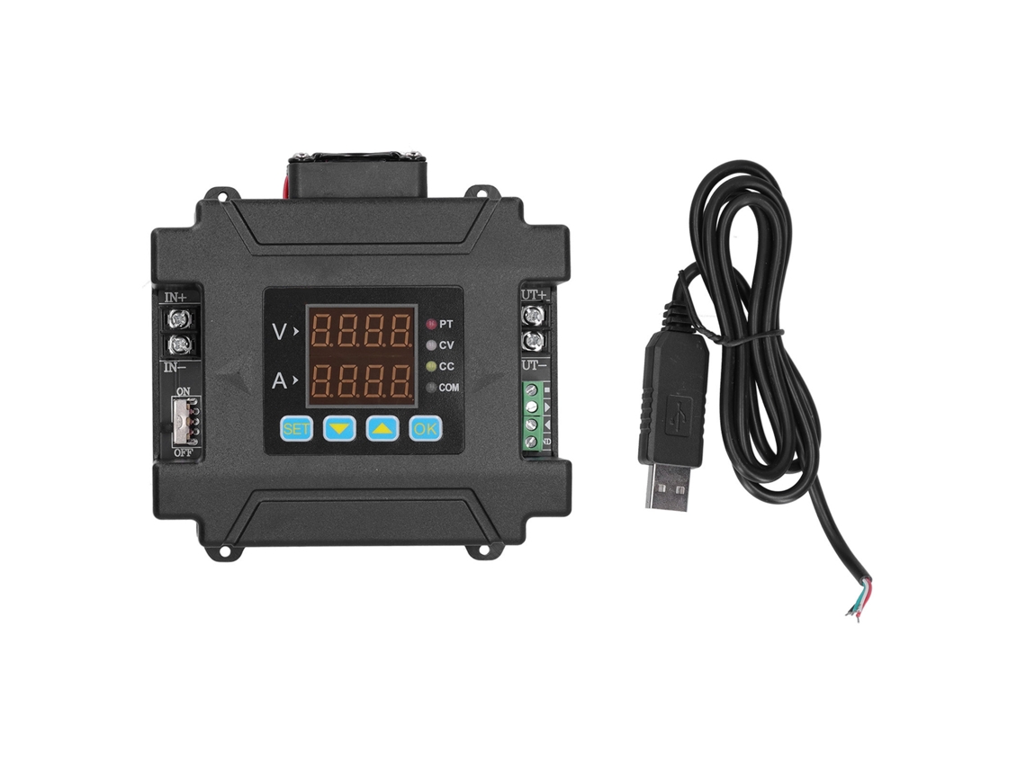 Fuente De Alimentación Regulada Digital Ajustable Con Pantalla Lcd, Módulo Reductor De 0-5 A