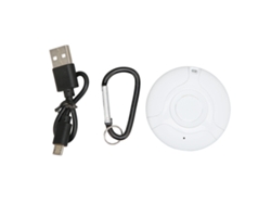 Repelente ultrasónico electrónico para cucarachas, ratones y arañas, recargable por USB, luz blanca dorada