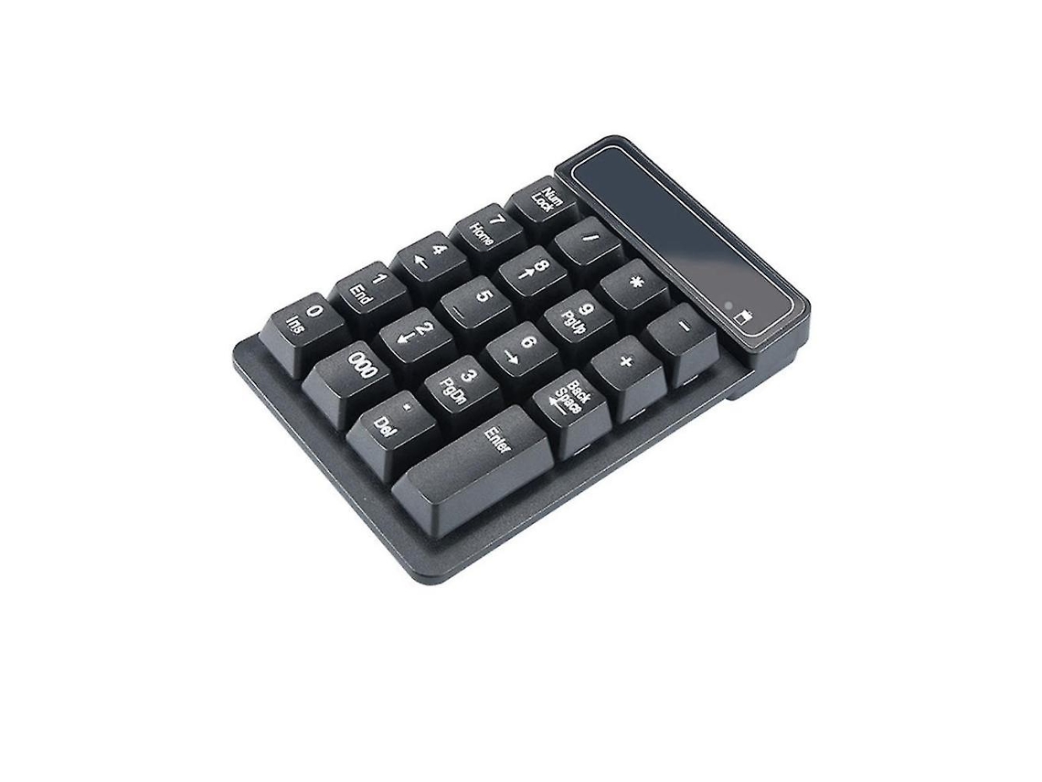 Mini teclado numérico USB inalámbrico de 2,4 GHz con 19 teclas y receptor para contabilidad. Everley891