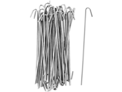 Paquete de 100 cadenas de aluminio para asegurar cercas.