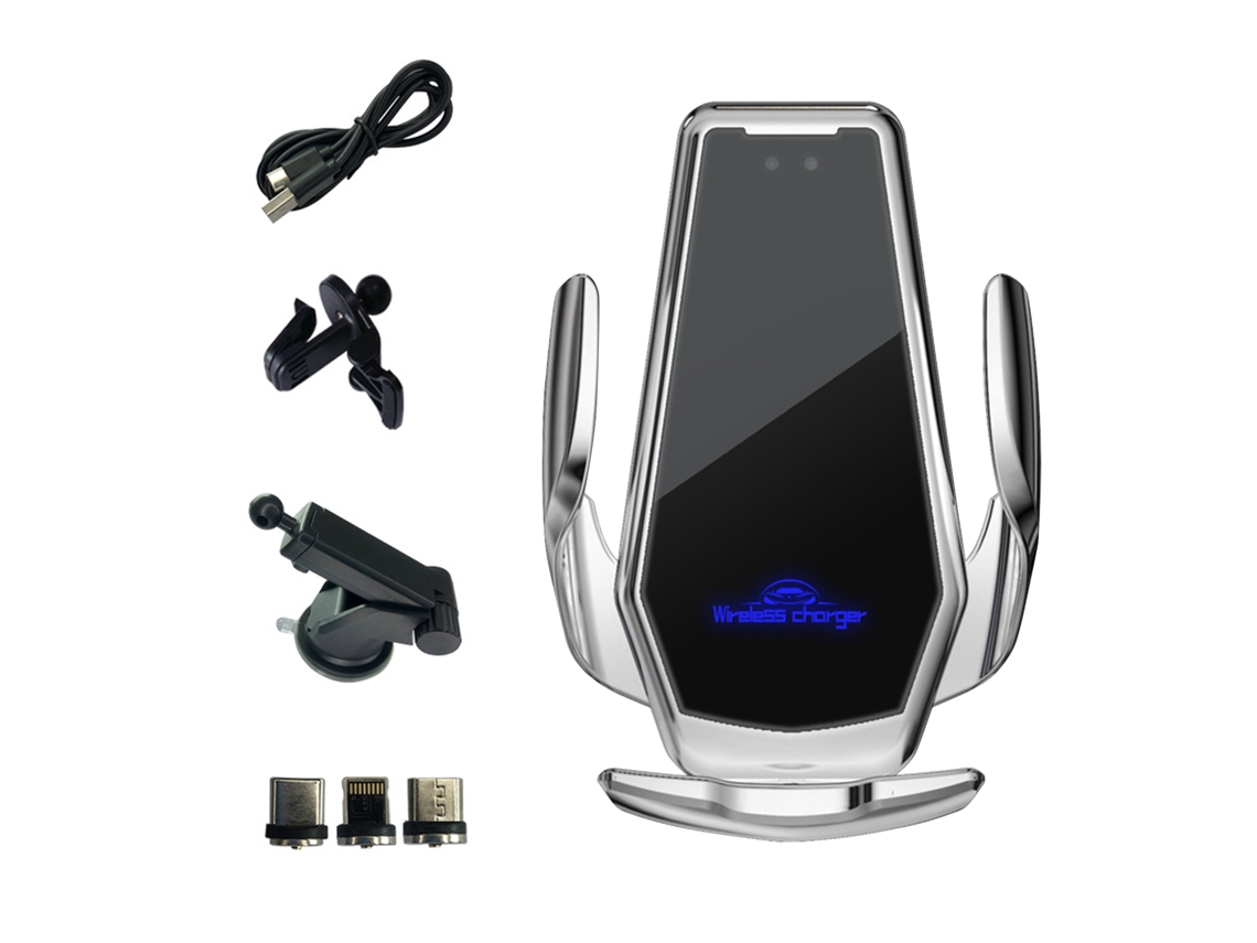 Cargador Inalámbrico Magnético Para Coche (carga Rápida Qc3.0, Soporte De Ventilación)