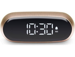 Reloj Despertador LEXON Minut (Digital - Dorado)
