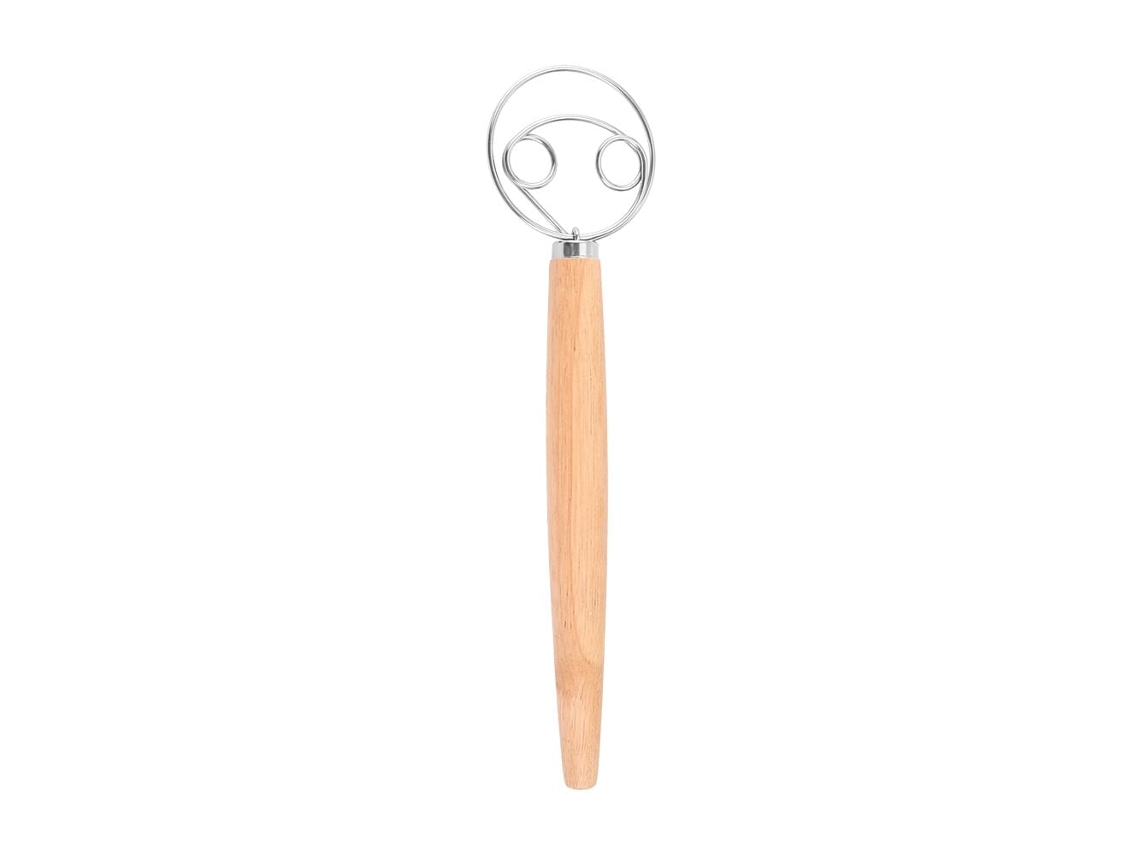 Mezcladora De Masa Danesa - Doble Anillo - Mezcladora Danesa - Mezcladora De Masa - Mezcladora En Espiral - 33 Cm - Madeira