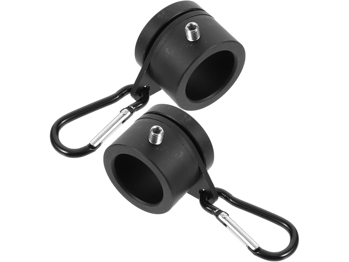 Anillos Giratorios Inoomp Para Mástiles De Bandera, Fabricados En Aleación De Aluminio Negro Para Un Montaje Estable Y