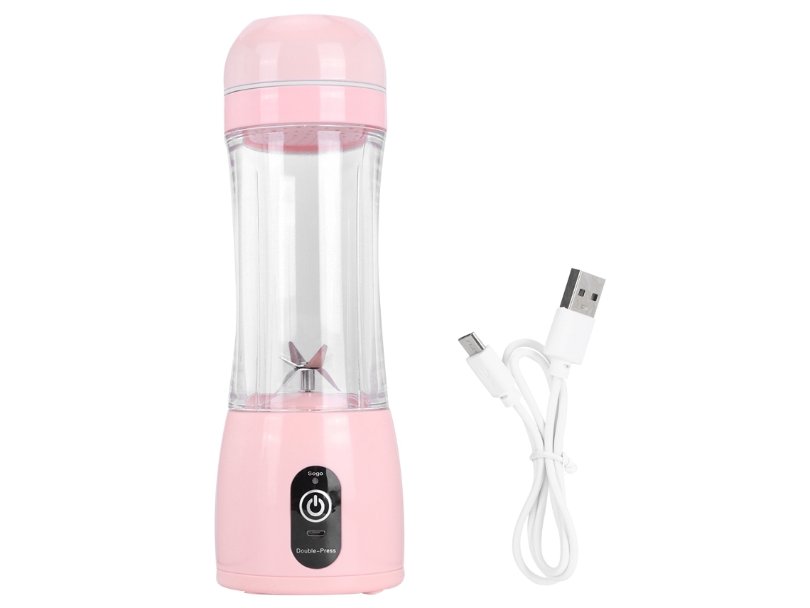MEOIRUERY Miniespremedora Eléctrica Portátil para Hogar, Pequeña Exprimidora con USB, Extractor de Jugo Multifuncional