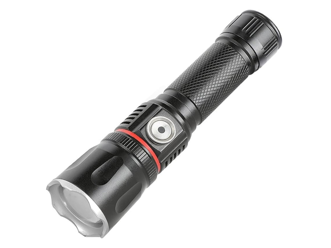 Linterna táctica impermeable de alta potencia y alto brillo, LED superbrillante, compacta, color negro, Yunzii