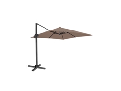 DUDECOR Parasol Led De Aluminio 300 Gris