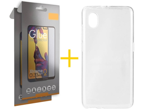 Carcasa + Protector Alcatel 1B 2020 SKYHE Lisa Transparente 84295