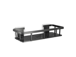 Estante de almacenamiento de pared para baño y cocina, sin necesidad de taladrar, organizador de pared impermeable con diseño de ventilación.