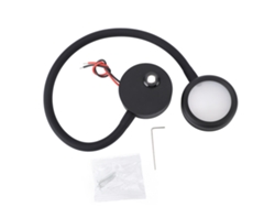 Rebe-luz De Lectura Rv Con Puerto Usb Flexibles Cuello De Cisne Para Barco Yate Luz Cálida Roja Negro Mate