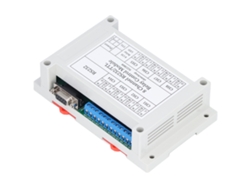 2026as-8ch Módulo de relé RS232 de 12 V CC, serie de puertos, interruptor de control remoto con LED y caja