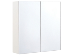 Mueble de baño con espejo BELIANI Navarra de Madera contrachapada Blanco 60x14x60