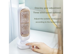 Ventilador Portátil YIZHOOD Fans295 3 Velocidades 2000 Mah Blanco