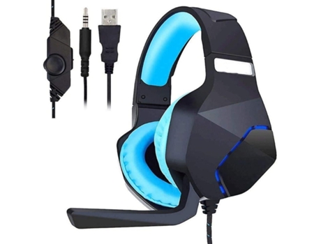 Auriculares para juegos con micrófono para Xbox Ps4 One Pc Auriculares para juegos con micrófono con cancelación de ruido para Nintendo BISBISOUS