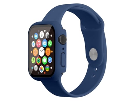 Correa de Silicona talla S/M para Apple Watch Series 7 41mm - azul oscuro