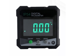 Inclinómetro Digital 4x90° Ip54 Pantalla Lcd Magnético Medidor De Ángulo Gauge Verde Dlw30 Grd