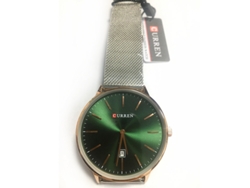 Reloj De Pulsera Minimalista De Cuarzo Ligero Para Hombre, De Acero Inoxidable, Con Calendario.