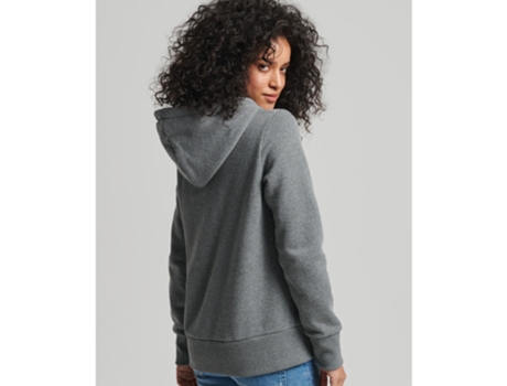 Sudadera SUPERDRY Algodón Mujer (36 - Gris)
